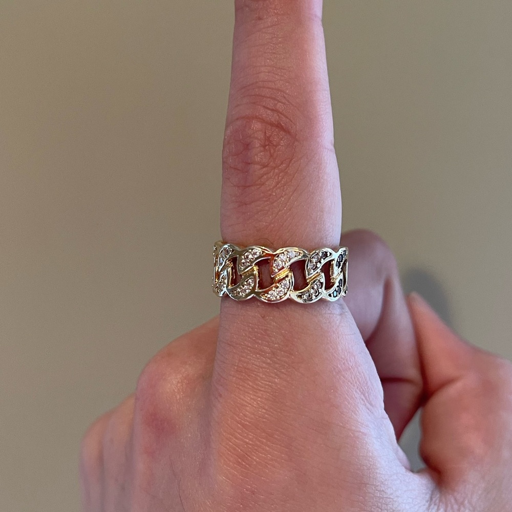 14k Cuban ring